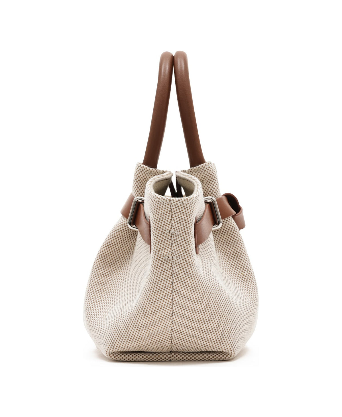 Dumpling Bag in Canvas Brown, product view 5