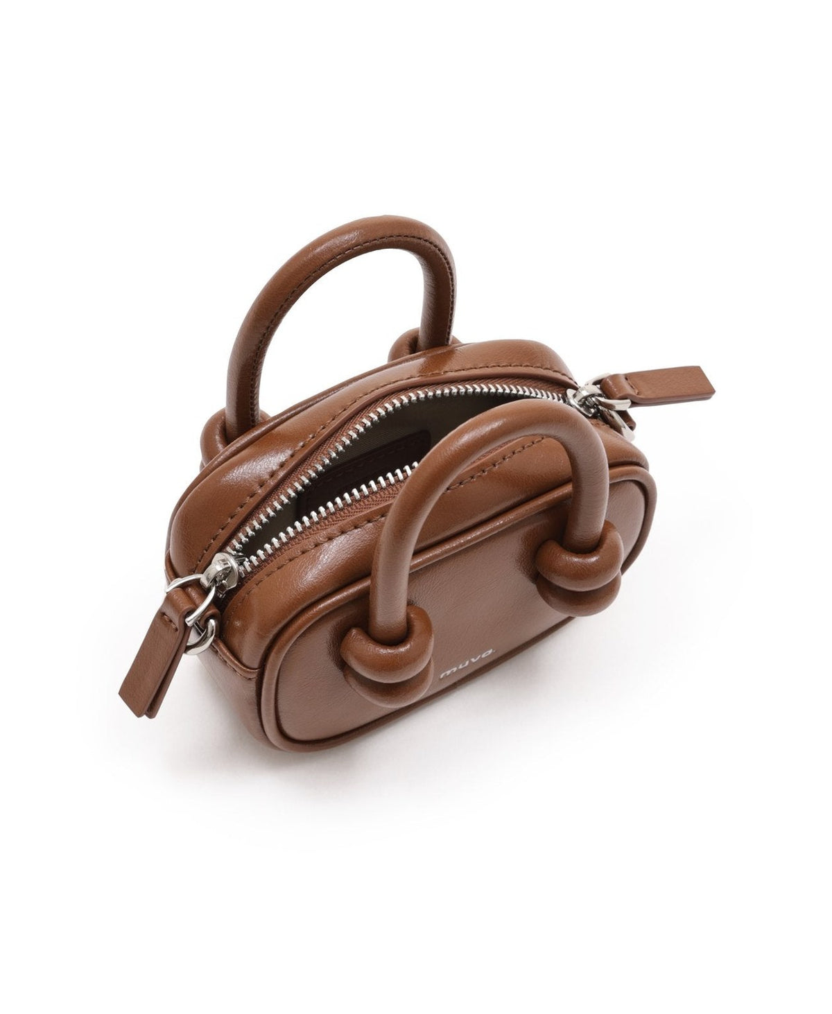 ZhuZhu Mini Boston Bag · Caramel Brown