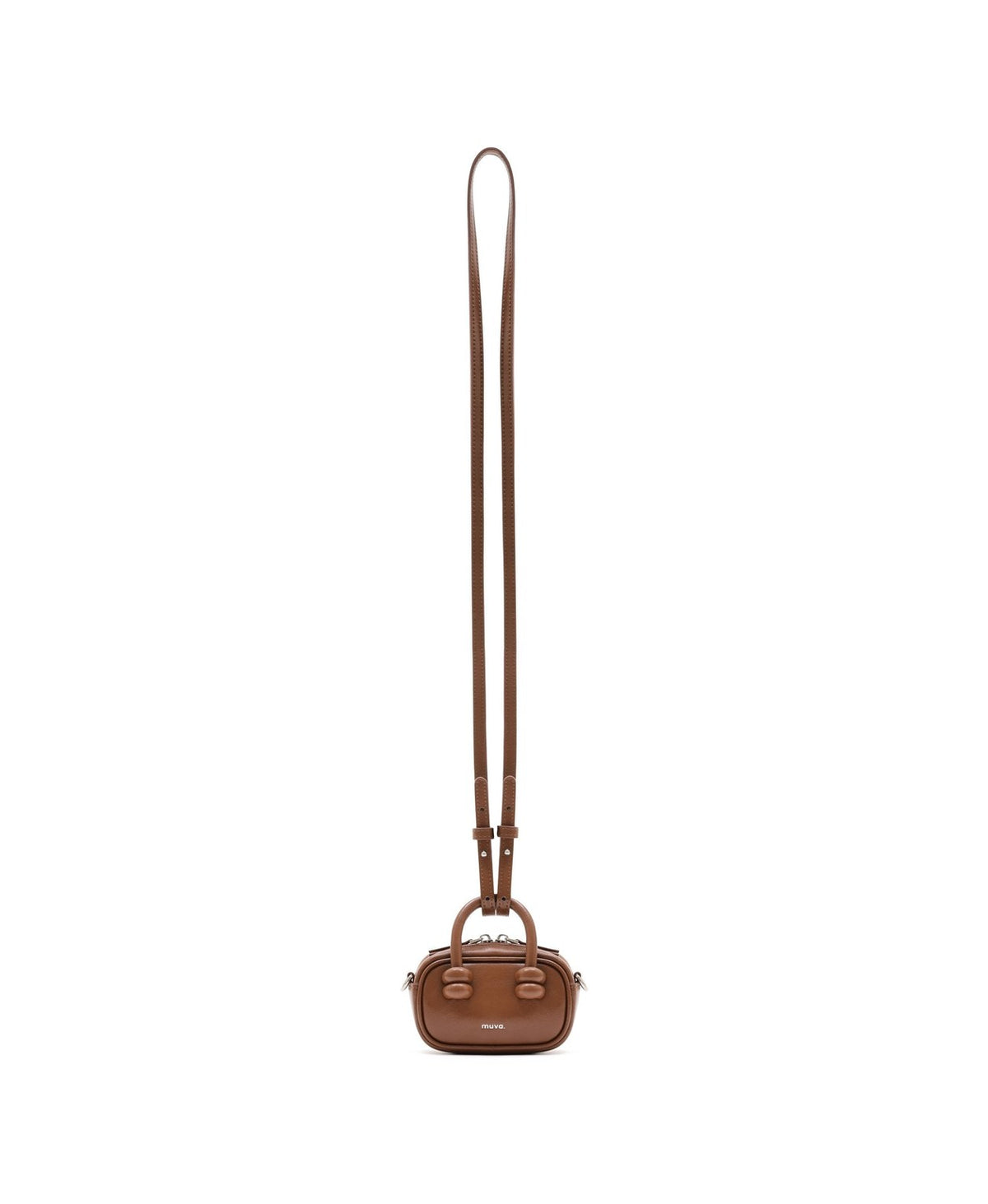 ZhuZhu Mini Boston Bag · Caramel Brown