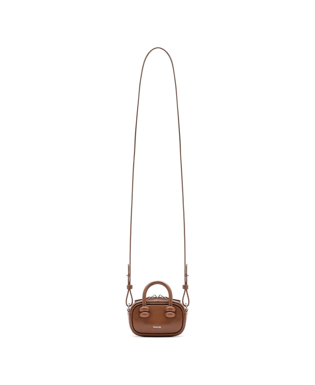 ZhuZhu Mini Boston Bag · Caramel Brown