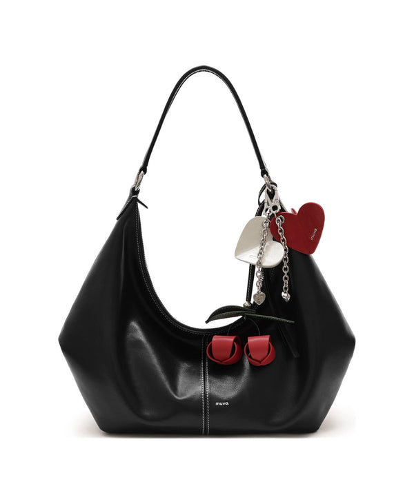 Slouch Hobo Bag · Black