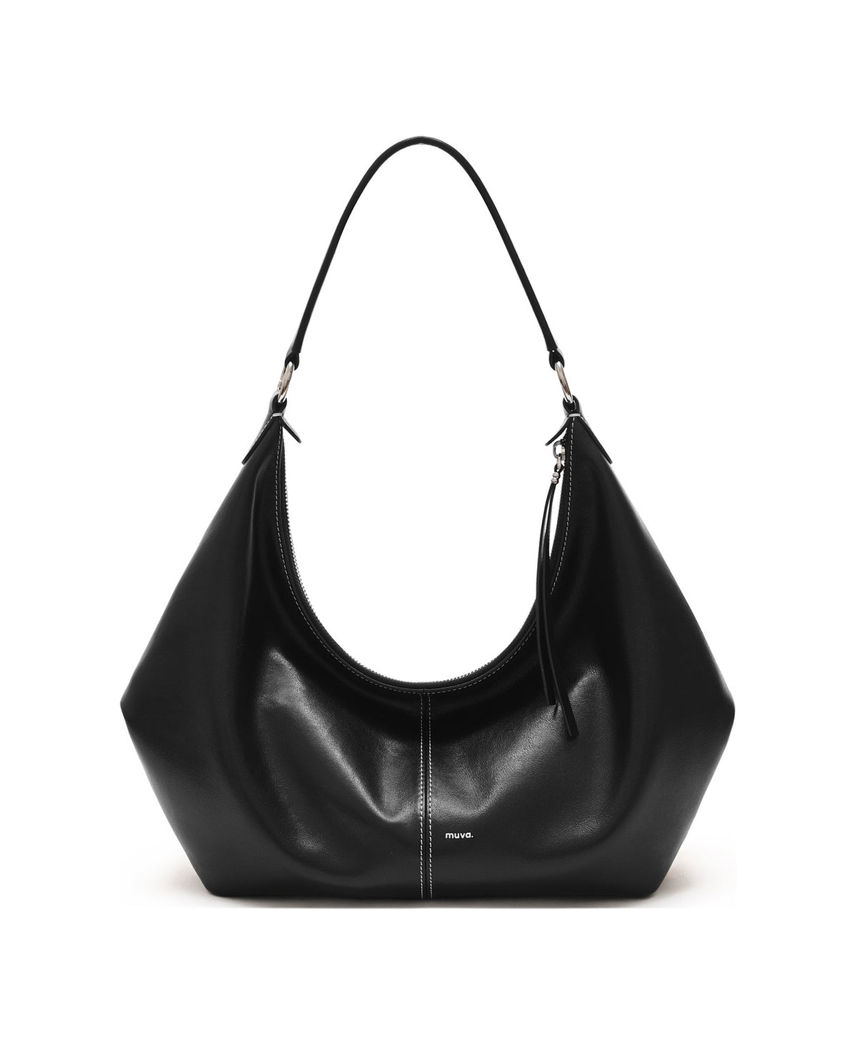 Slouch Hobo Bag in Black