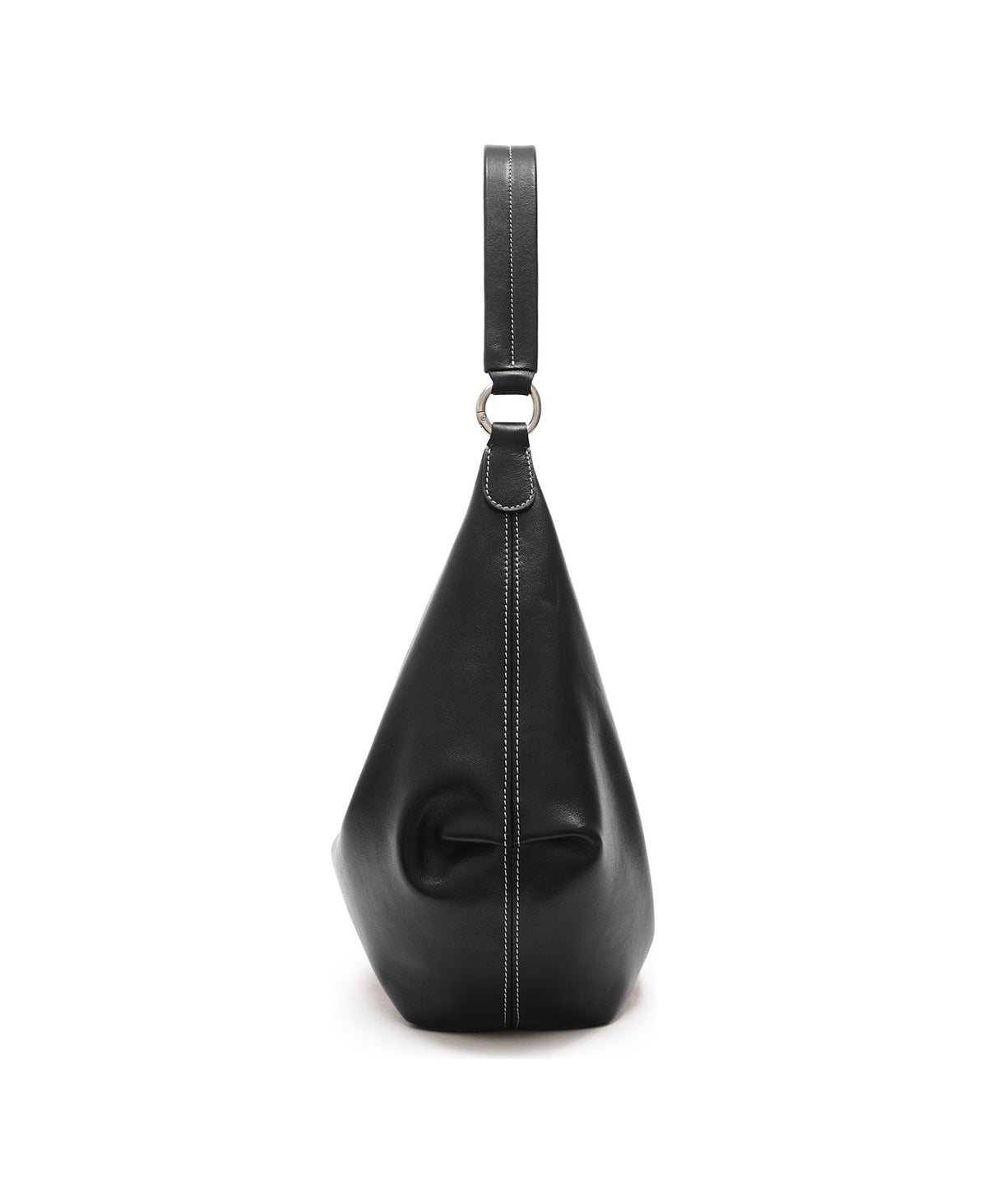 Slouch Hobo Bag in Black, product view 8