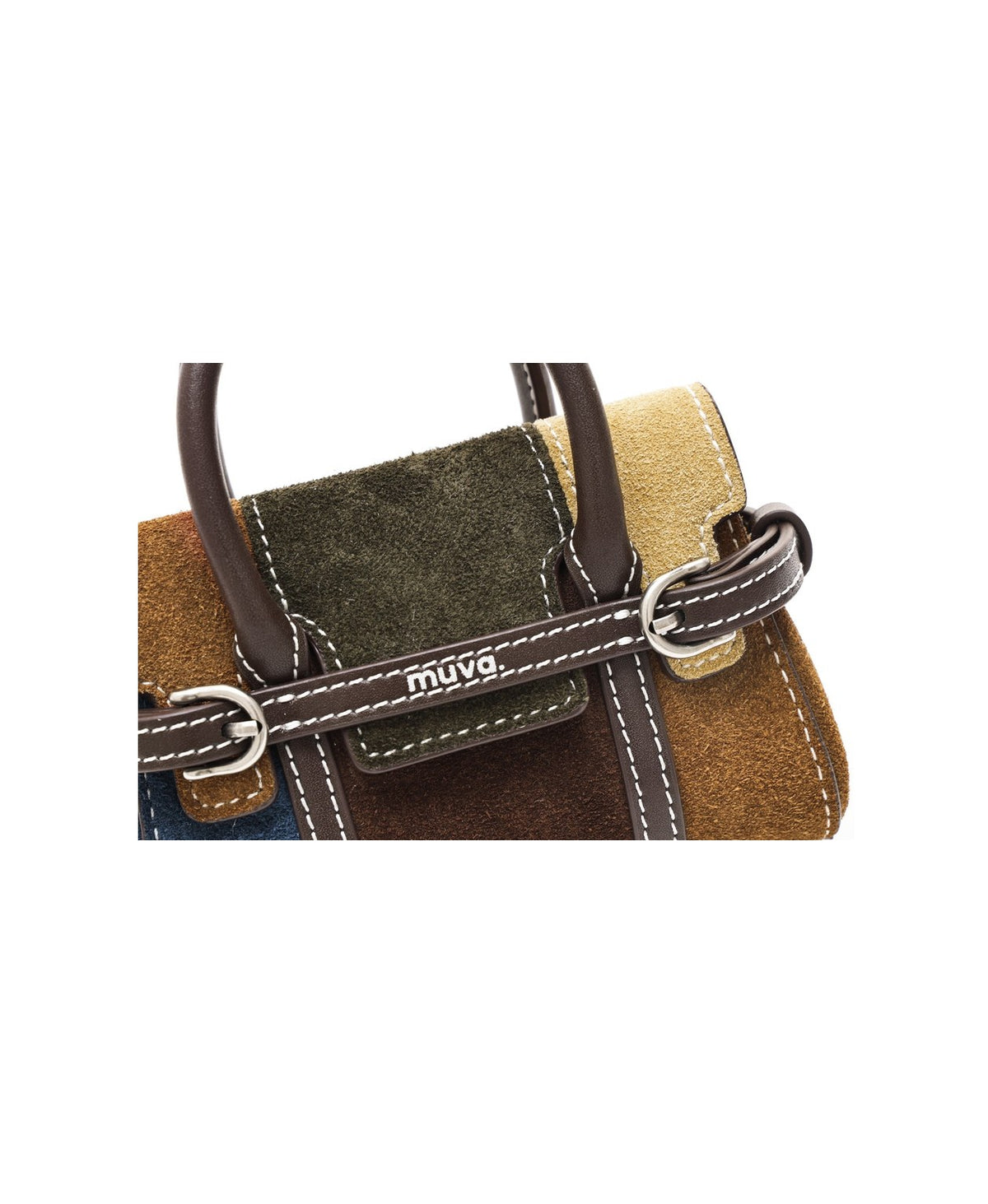 Hopscotch Tales Mini Hopscotch Pouch · Patchwork · Matcha Canelé
