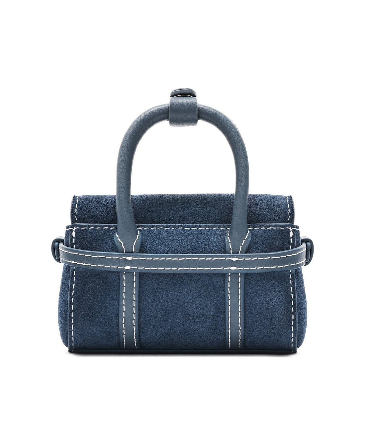 Hopscotch Tales Mini Hopscotch Pouch · Suede · Denim Blue