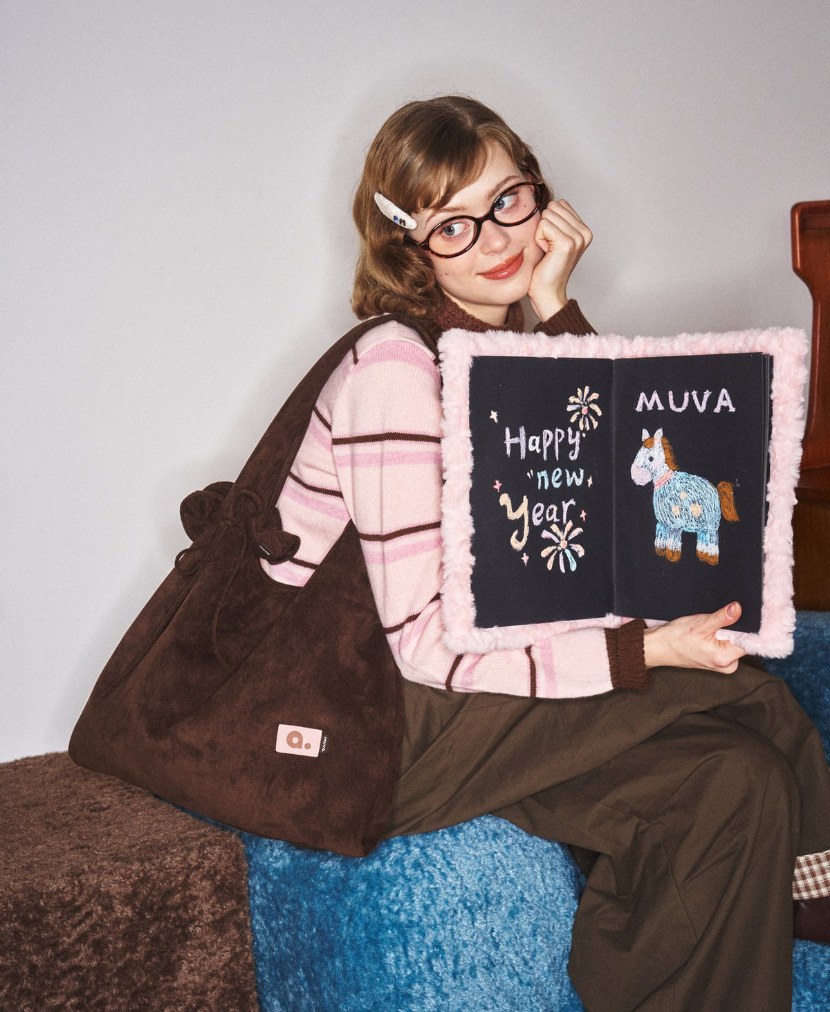 Happy Puff Bag · Chocolate Brown
