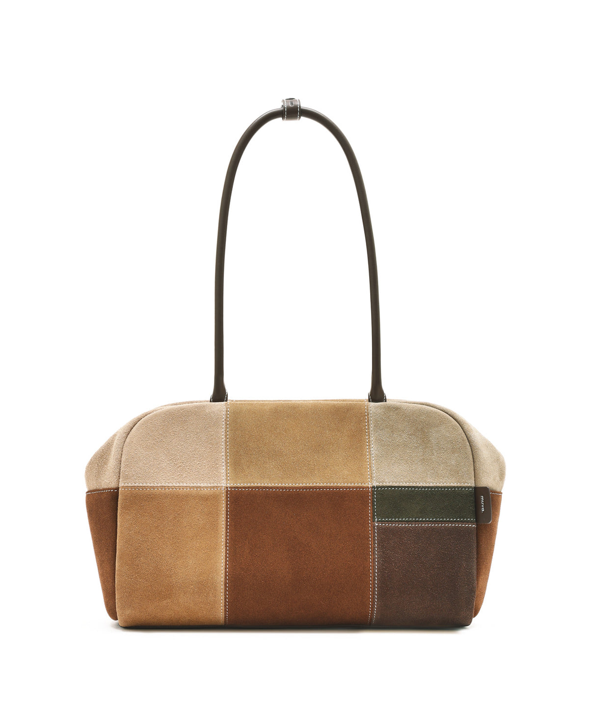 Puzzle Colour Block Boston Bag · Caramel Brownies