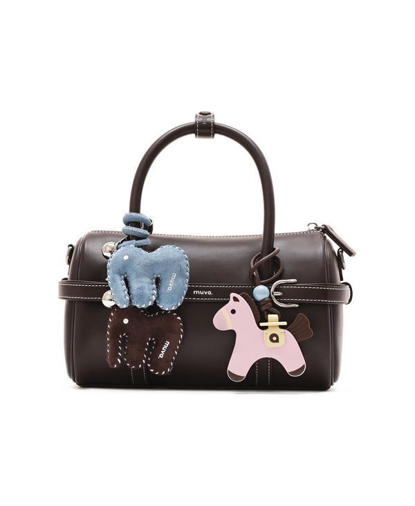Hopscotch Tales Pillow Bag · Chocolate Brown