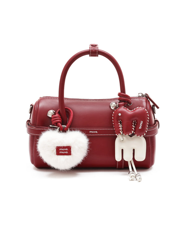Hopscotch Tales Pillow Bag · Red