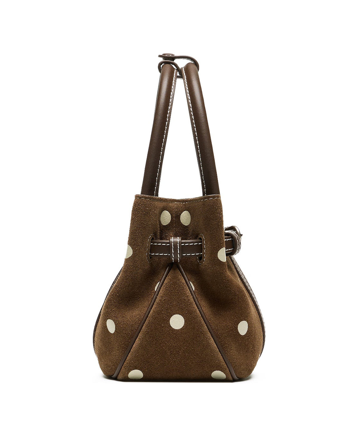 Hopscotch Tales Garden Bag · Polka Dot in Chestnut Bobo, product view 8