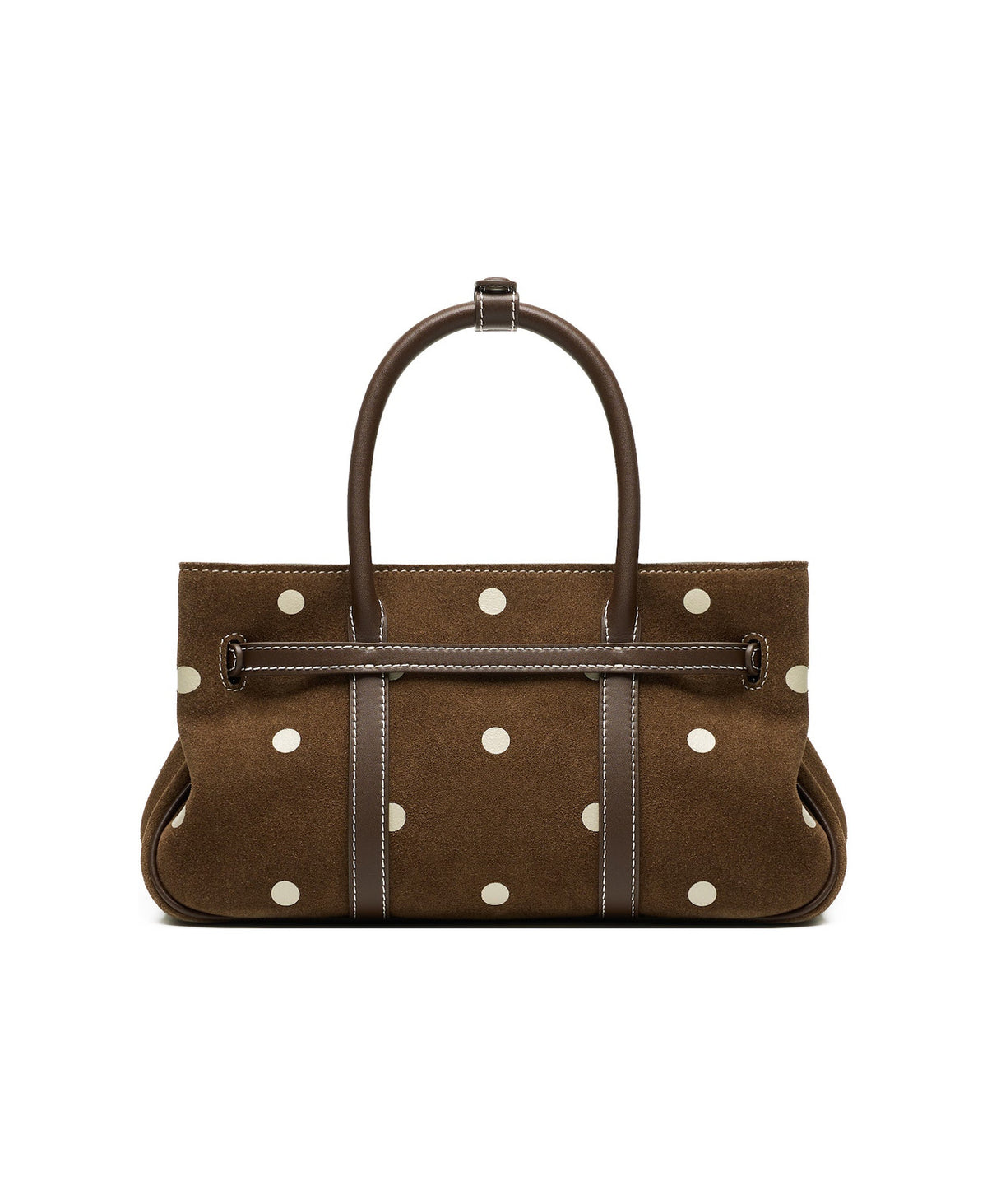 Hopscotch Tales Garden Bag · Polka Dot in Chestnut Bobo, product view 10