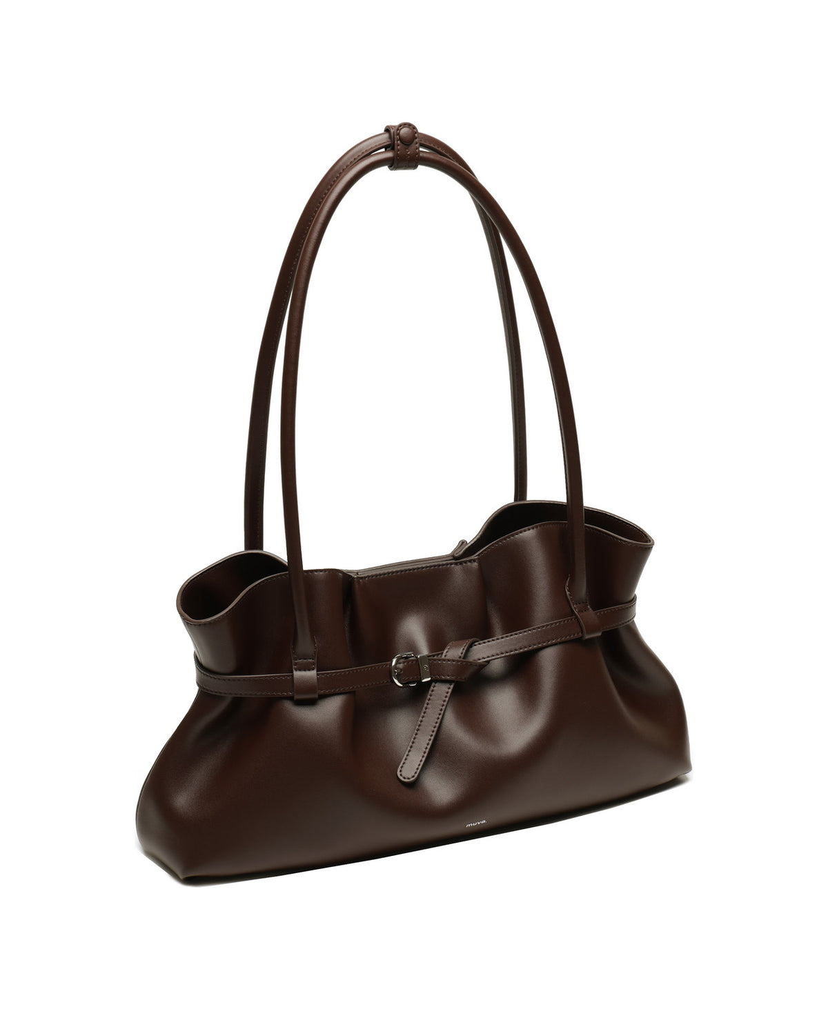 Siu Mai Shoulder Bag in Chocolate Brown, product view 9