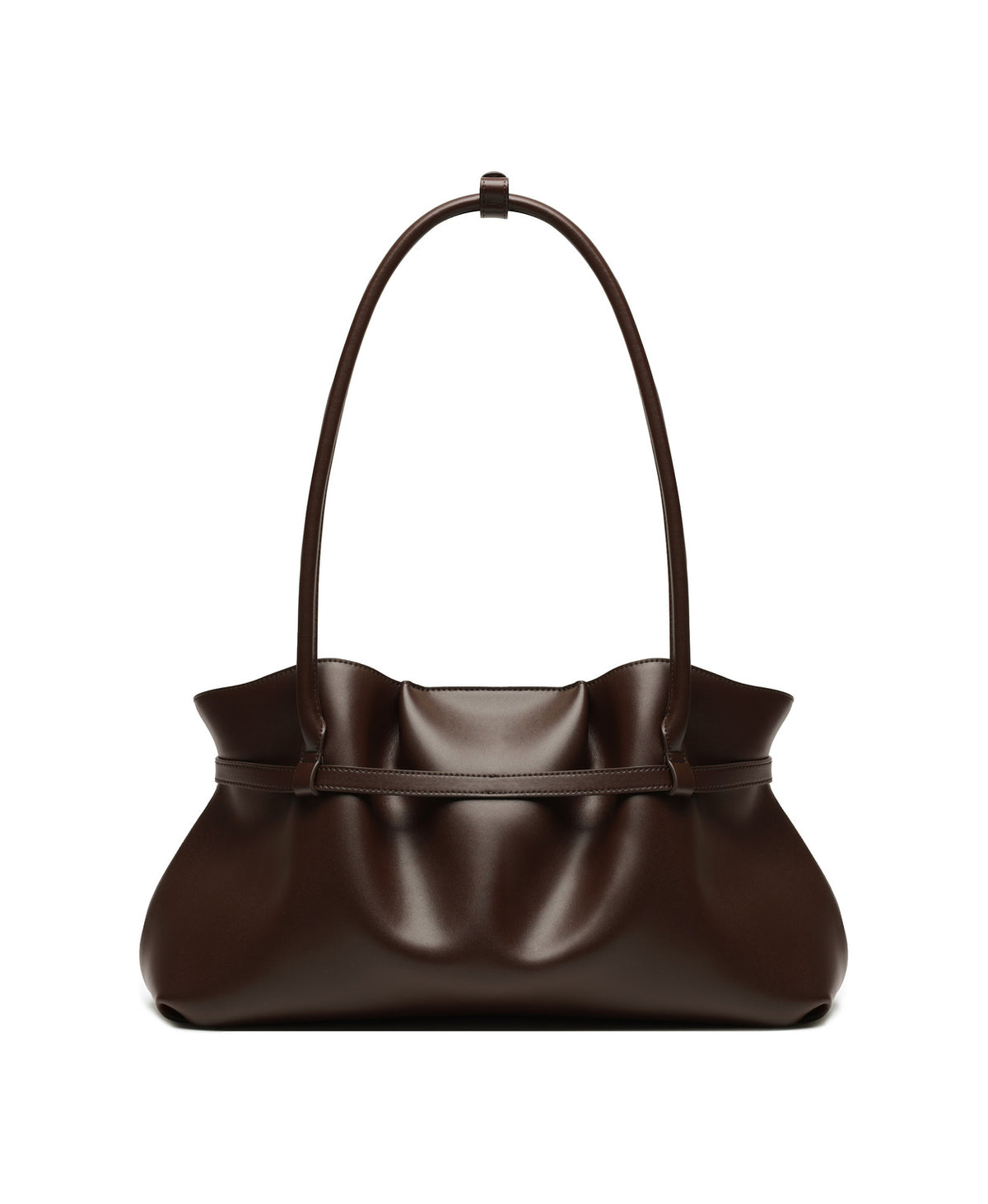 Siu Mai Shoulder Bag in Chocolate Brown, product view 10