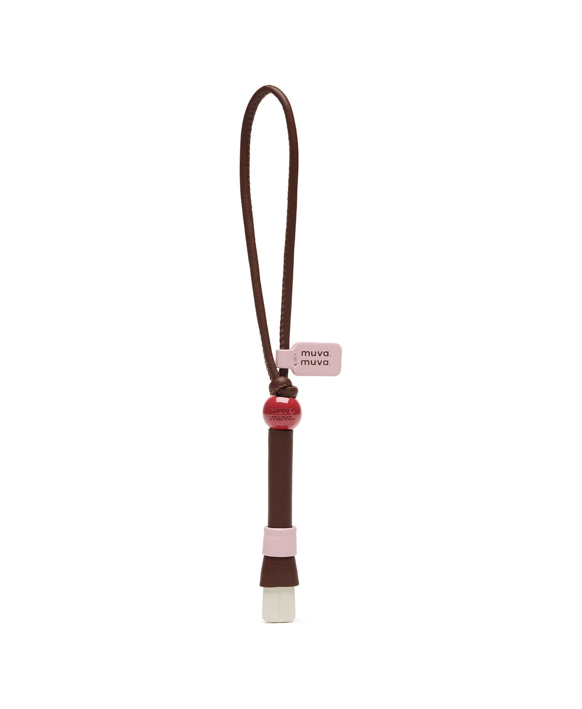 Little Artist Paintbrush Charm · Raspberry Cocoa