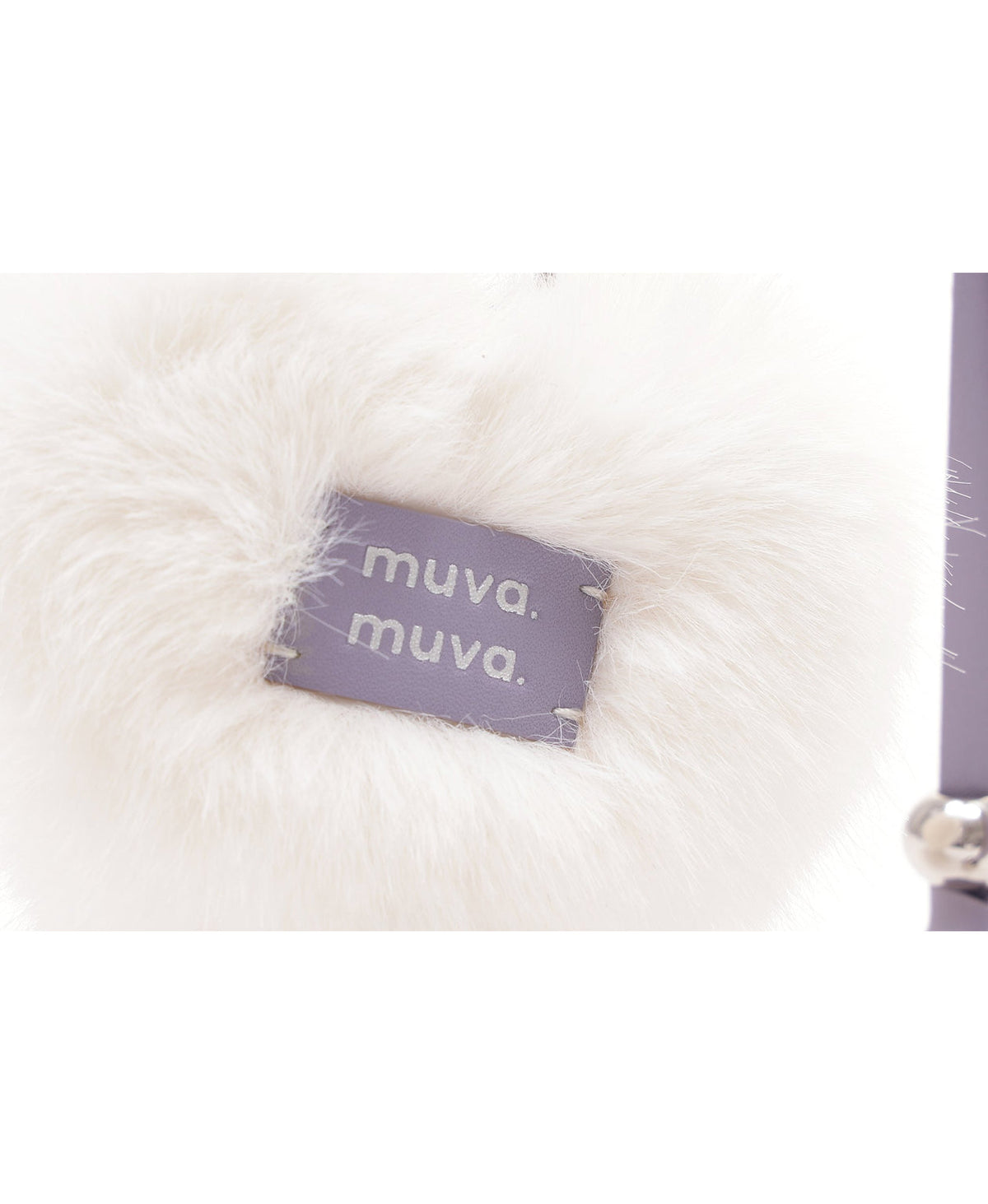 Cotton Candy Love Heart Lanyard · Purple Yam