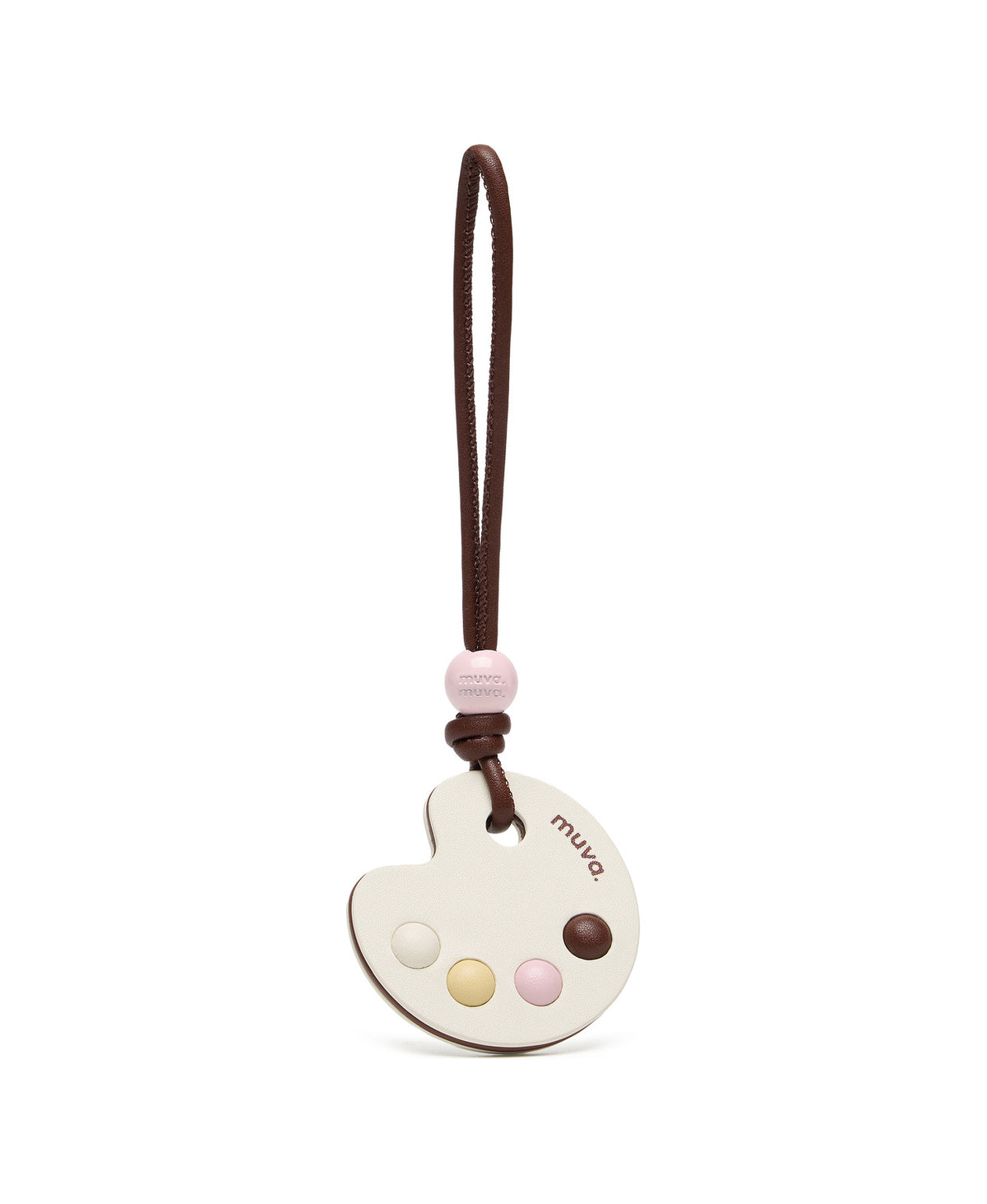 Little Artist Palette Charm · Raspberry Cocoa