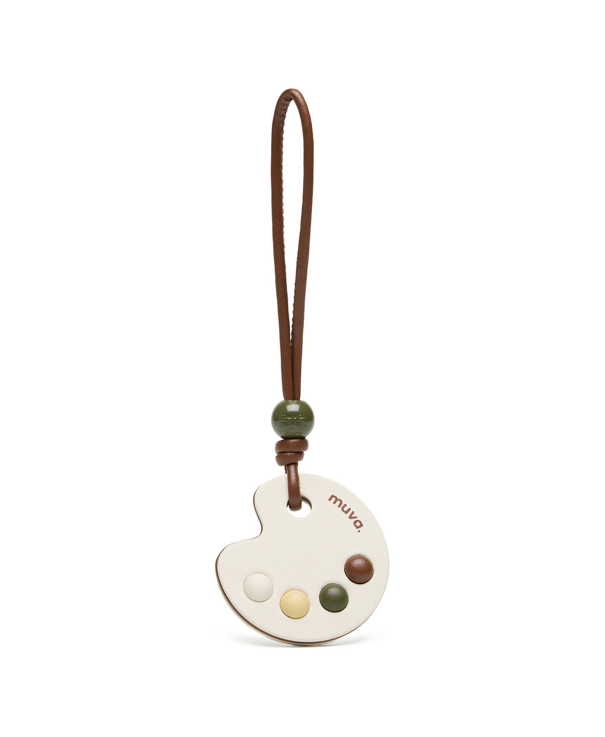 Little Artist Palette Charm · Matcha Chestnut Brown