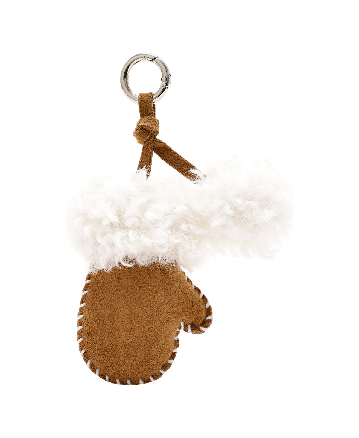 Christmas Mitten Charm · Peach Pink