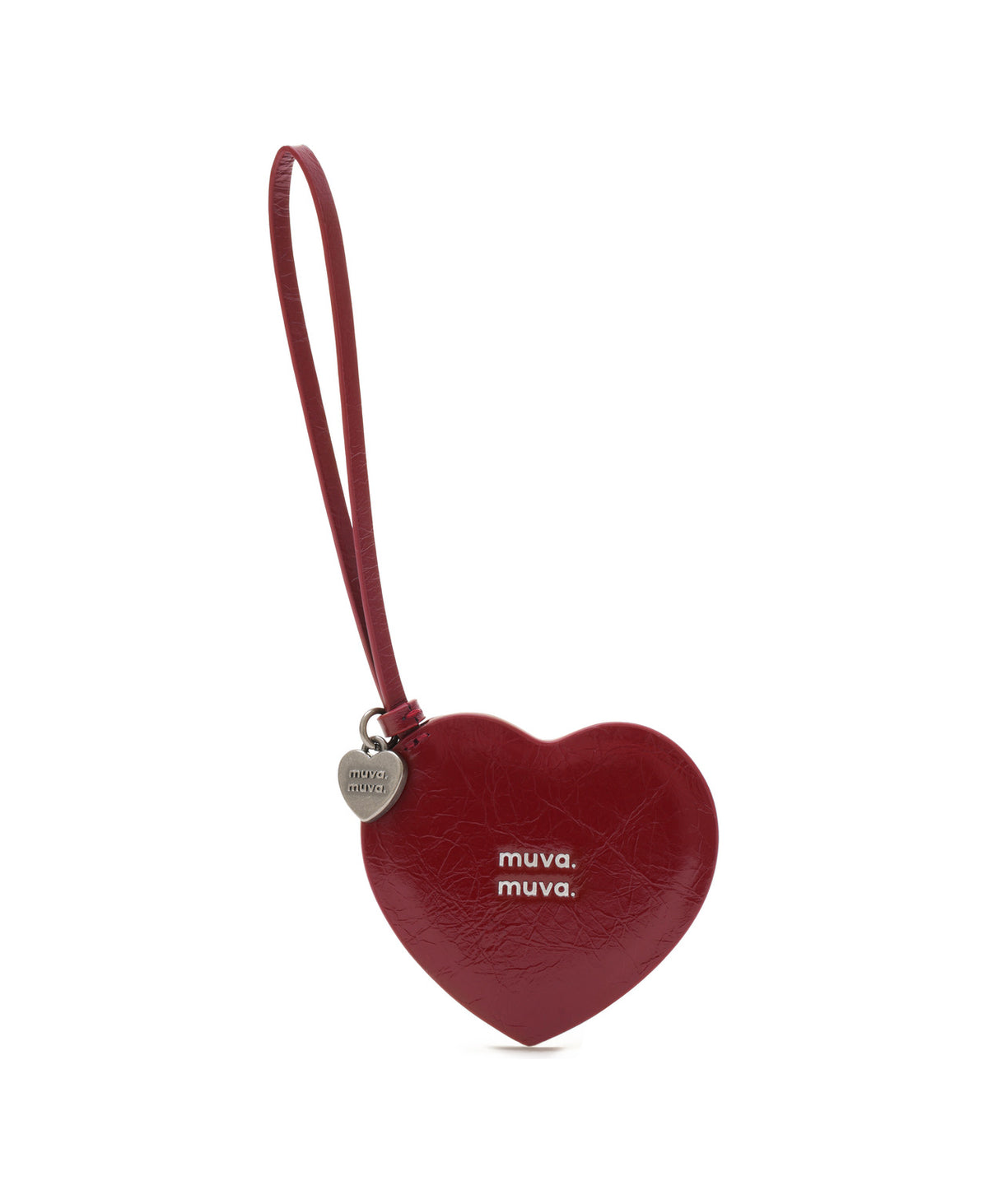 Little Heart Mirror Charm · Red