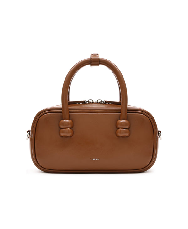 ZhuZhu Boston Bag · Caramel Brown
