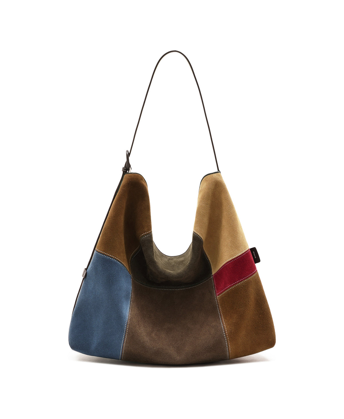Puzzle Colour Block Hobo Bag · Fair Isle Latte