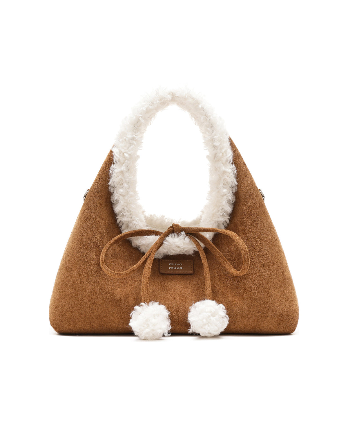 Roly-Poly Triangle Onigiri Bag in Fluffy