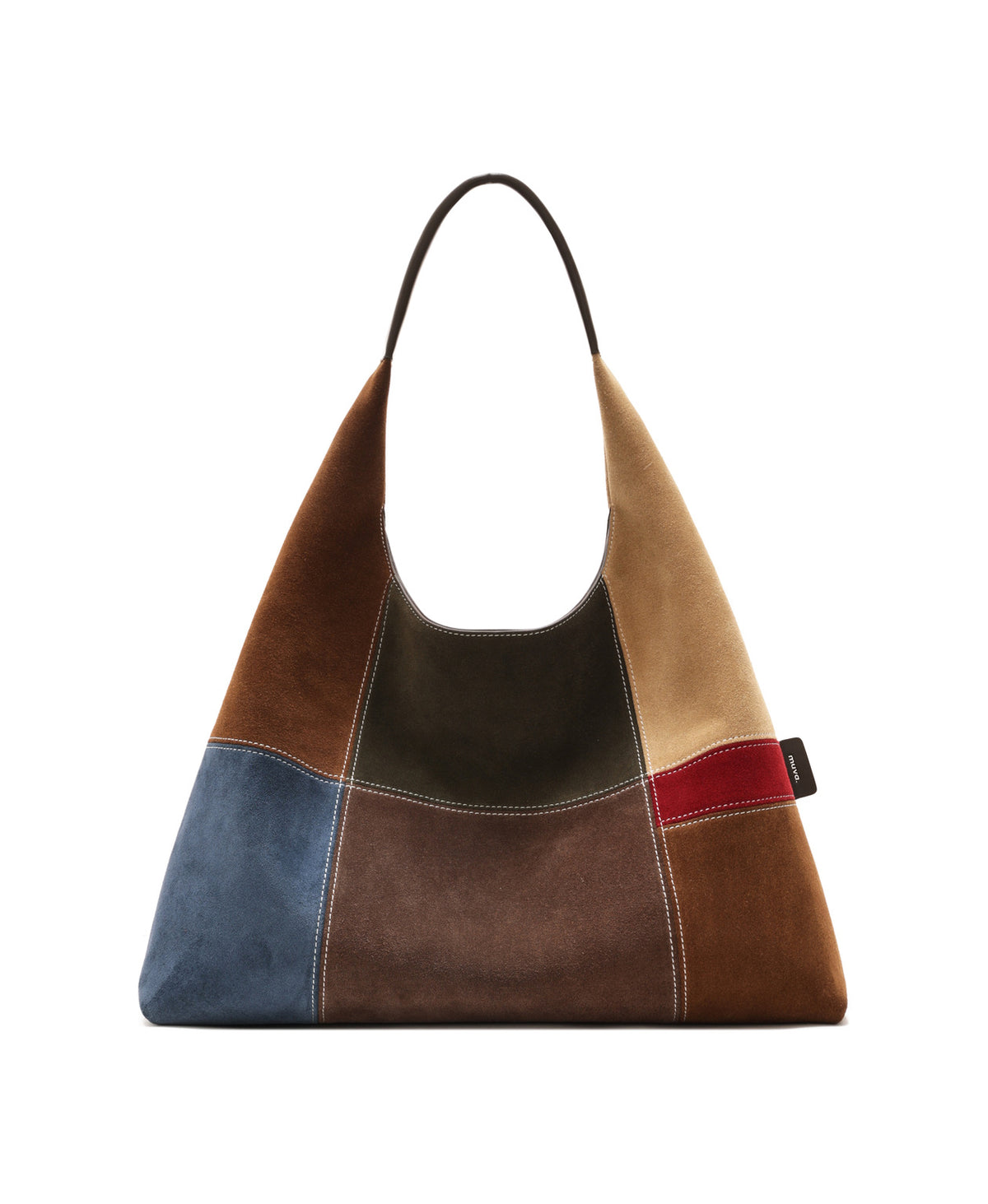 Puzzle Colour Block Hobo Bag · Mini · Fair Isle Latte