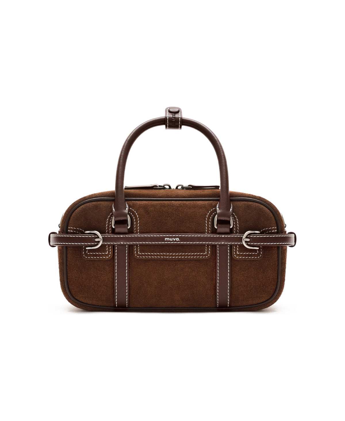 Hopscotch Tales Boston Bag · Caramel Brown