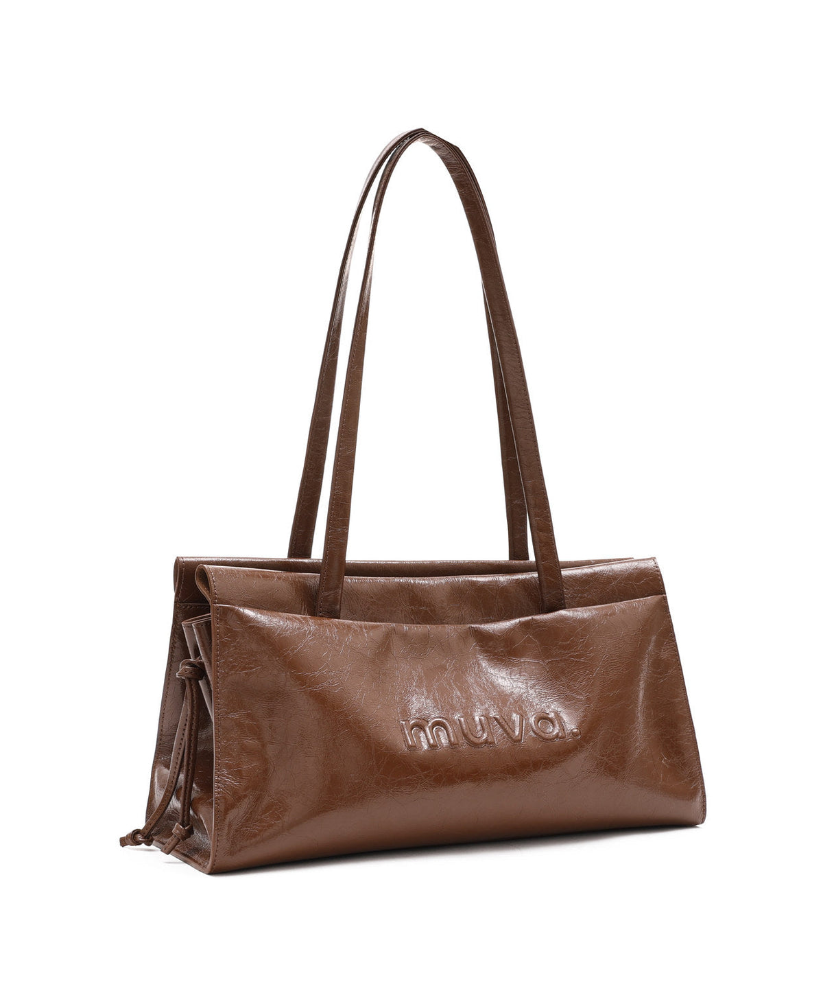 Cream Cookie Shoulder Bag · Caramel Brown