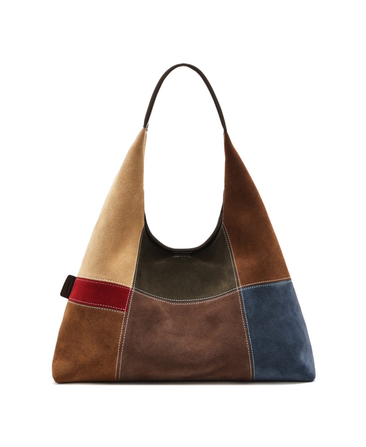 Puzzle Colour Block Hobo Bag · Mini · Fair Isle Latte