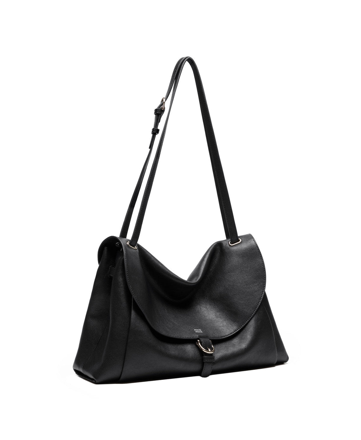 Paradise Pleat Shoulder Bag · Black