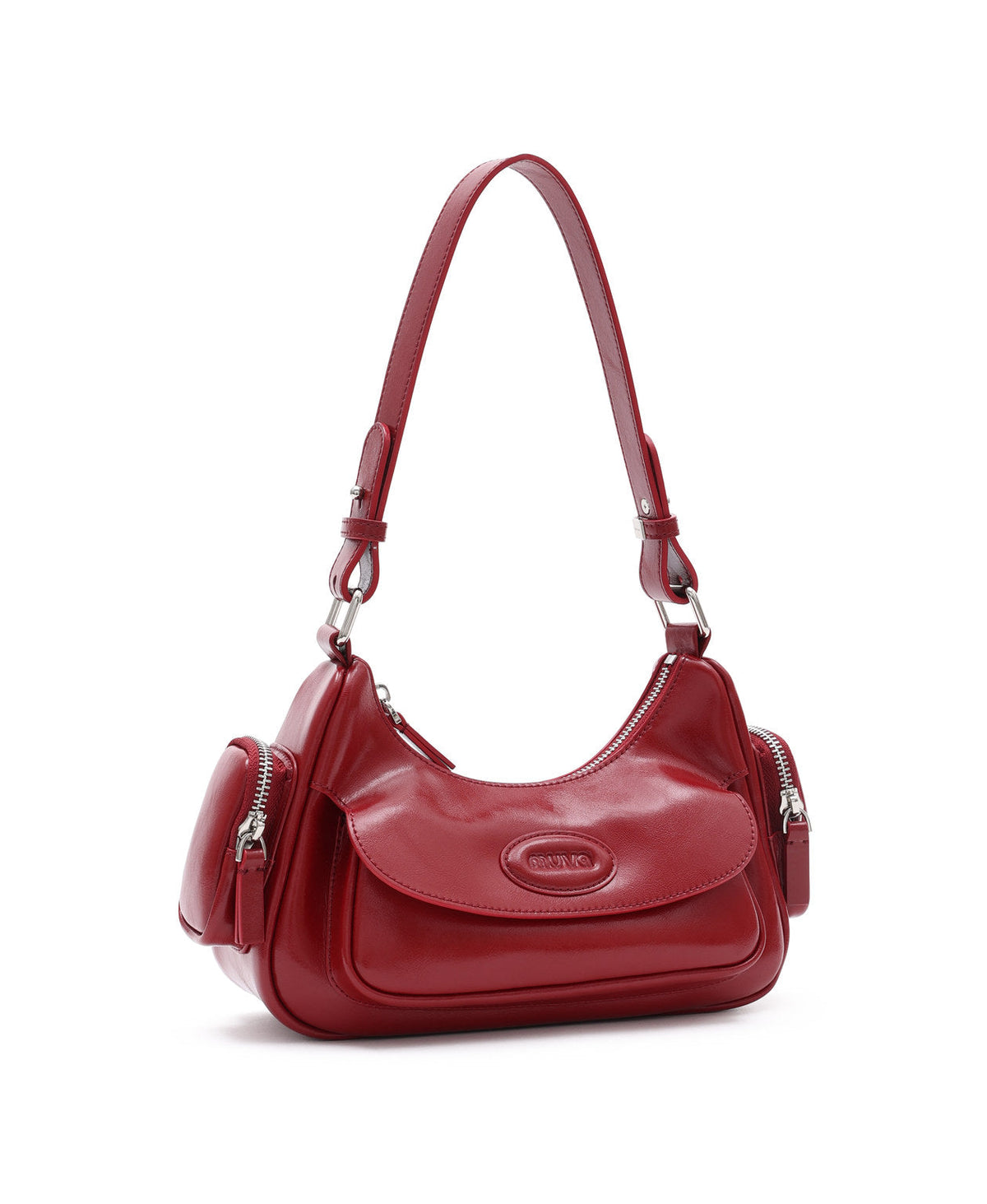 Sweet Cool Multi-Pocket Shoulder Bag · Red