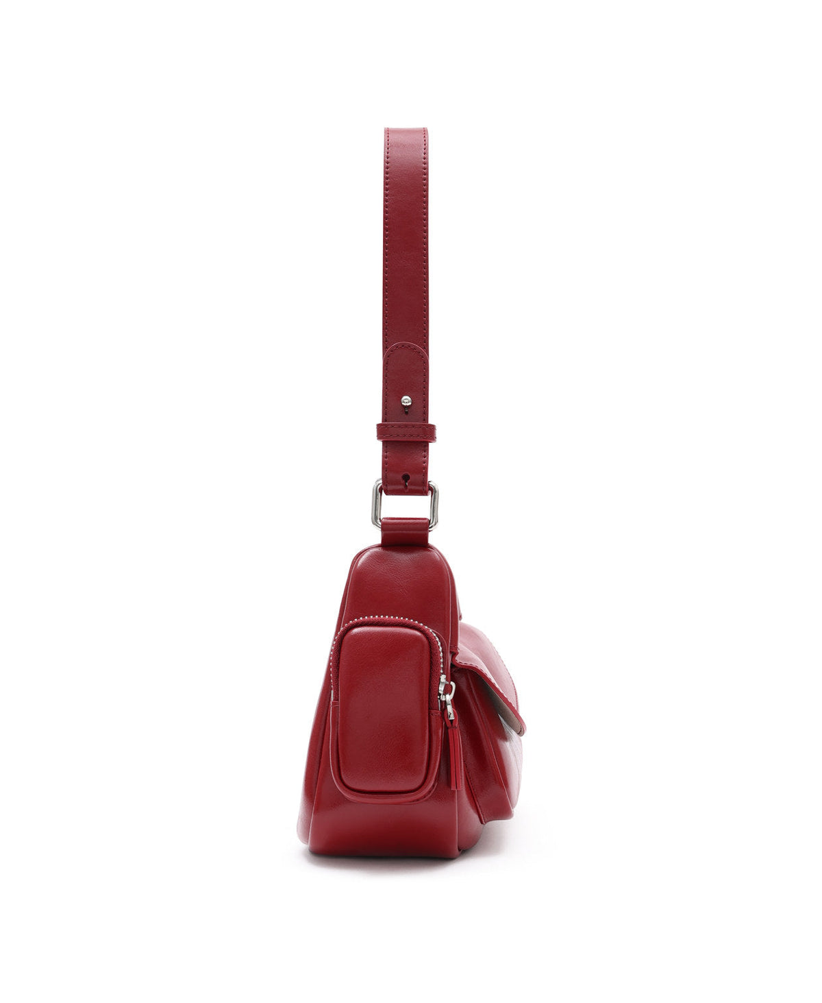 Sweet Cool Multi-Pocket Shoulder Bag · Red