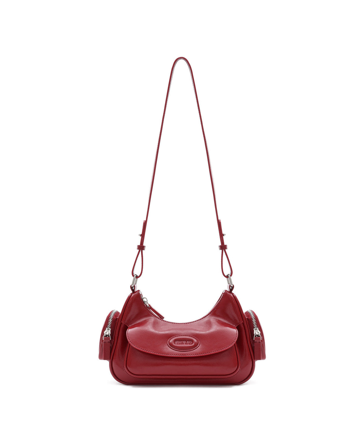 Sweet Cool Multi-Pocket Shoulder Bag · Red
