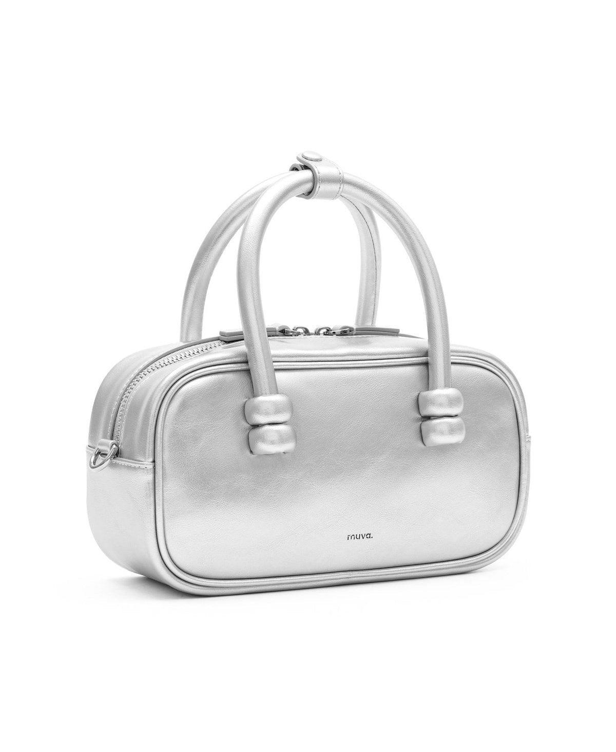 ZhuZhu Boston Bag · Moon Rock Silver