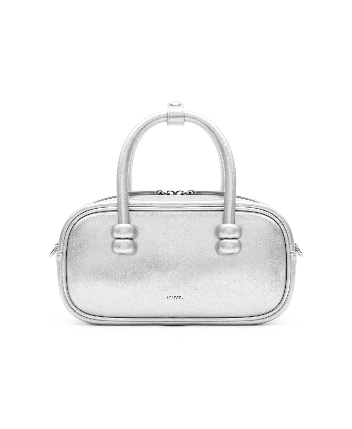 ZhuZhu Boston Bag · Moon Rock Silver