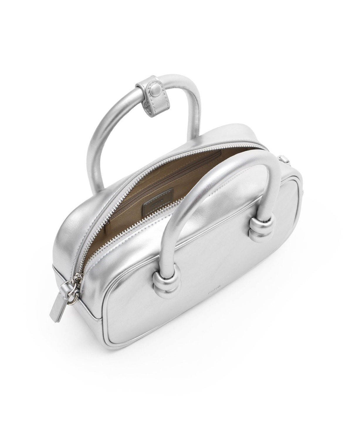 ZhuZhu Boston Bag · Moon Rock Silver