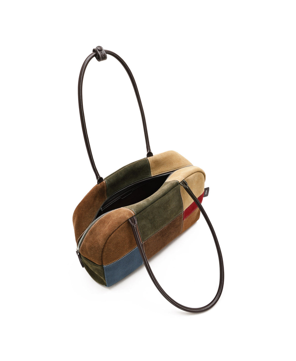 Puzzle Colour Block Boston Bag · Fair Isle Latte