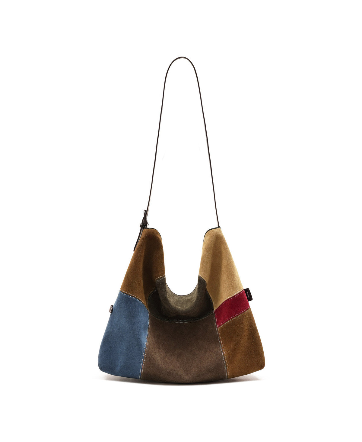 Puzzle Colour Block Hobo Bag · Fair Isle Latte