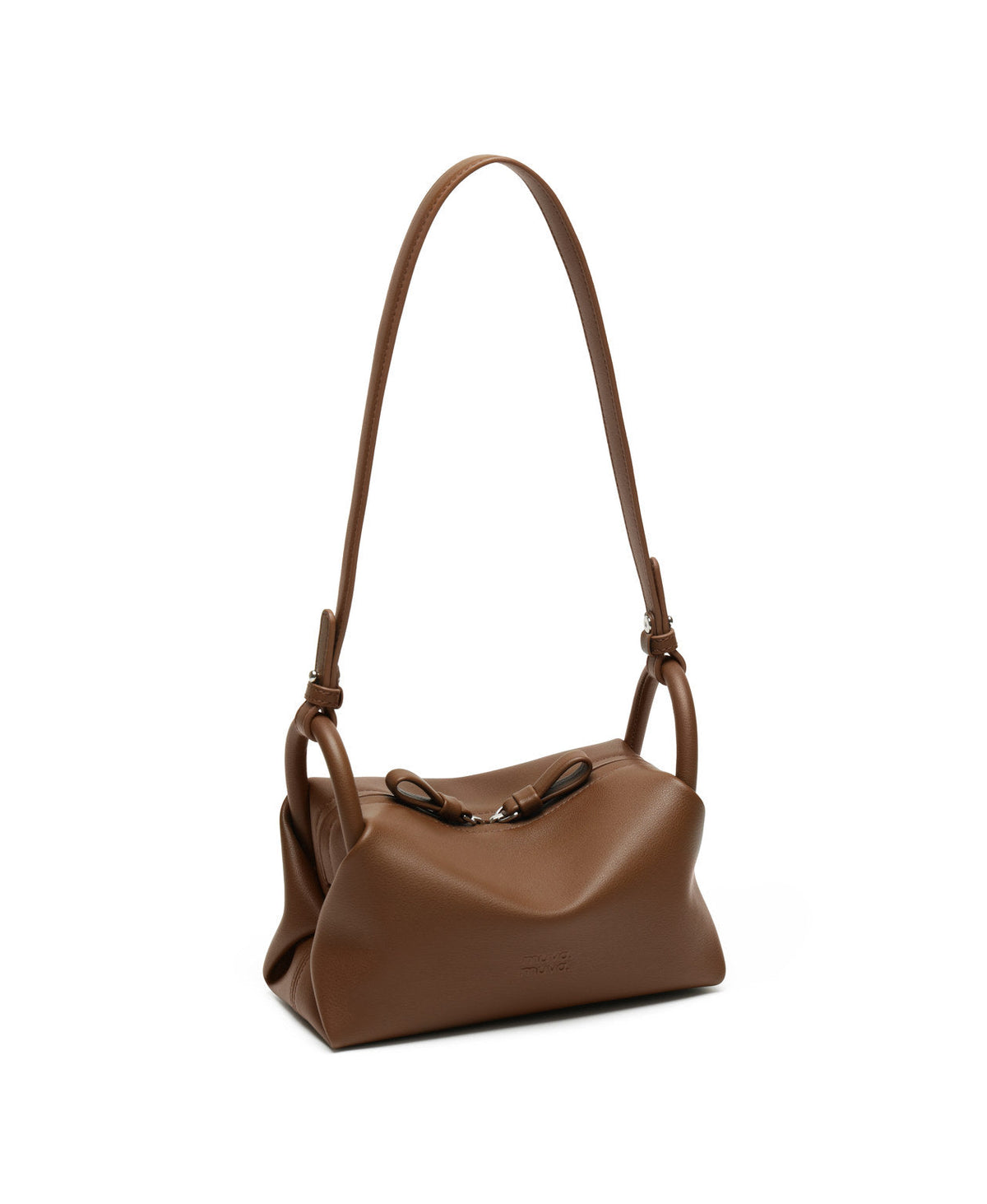 Bakery Mini Pillow Bag · Leather · Caramel Brown