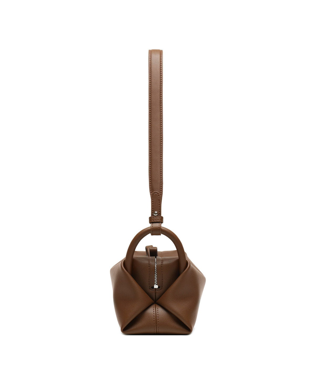 Bakery Mini Pillow Bag · Leather · Caramel Brown