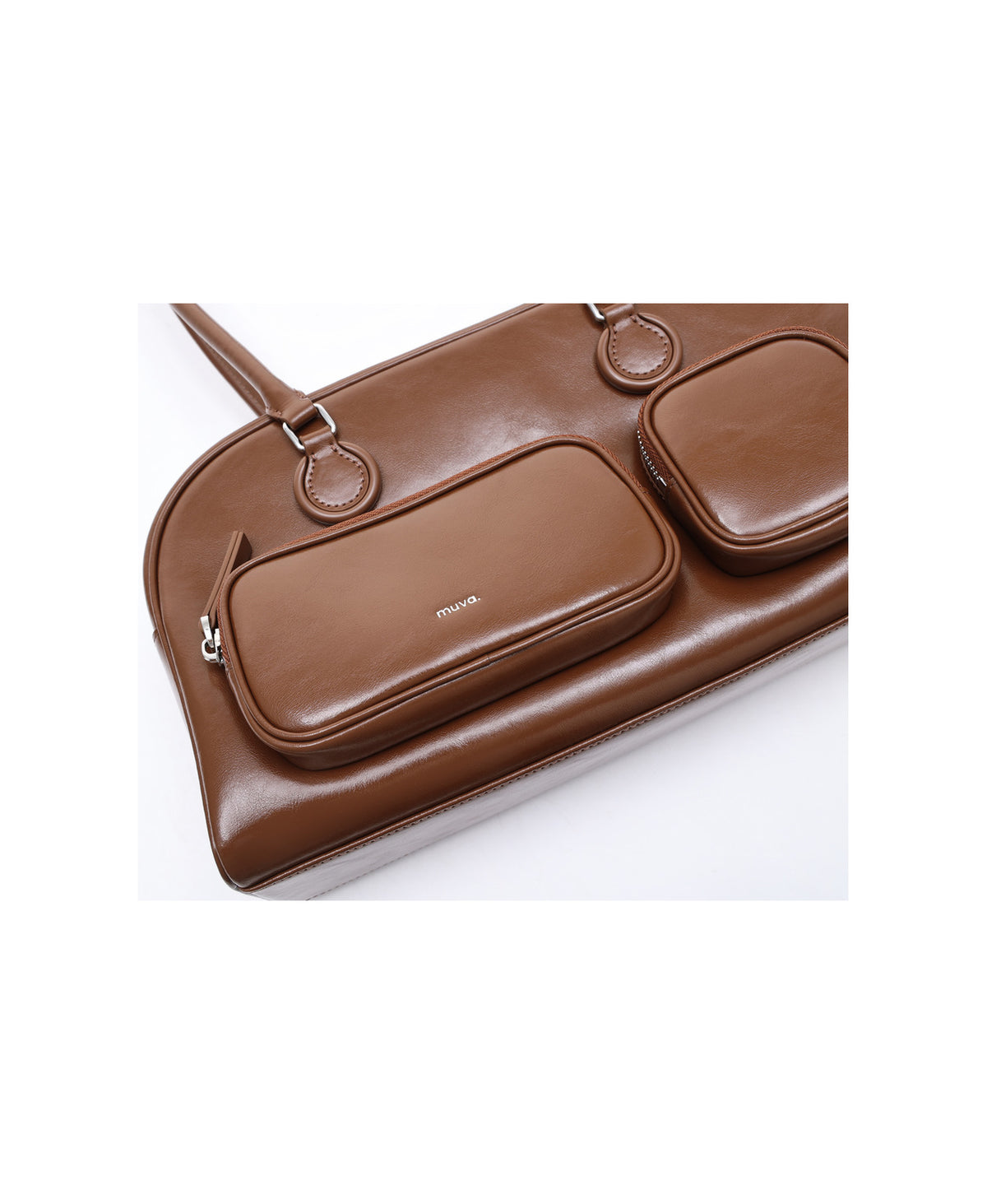 BoBo Multi-Pocket Bowling Bag · Caramel Brown