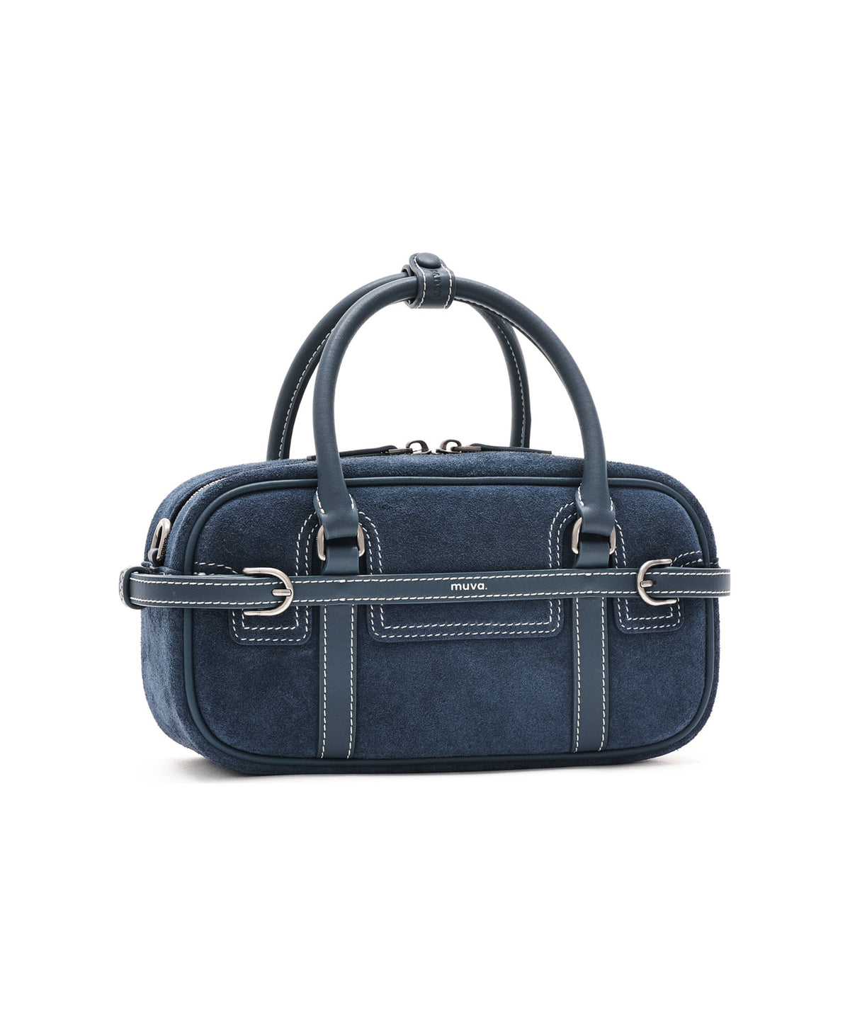 Hopscotch Tales Boston Bag · Denim Blue