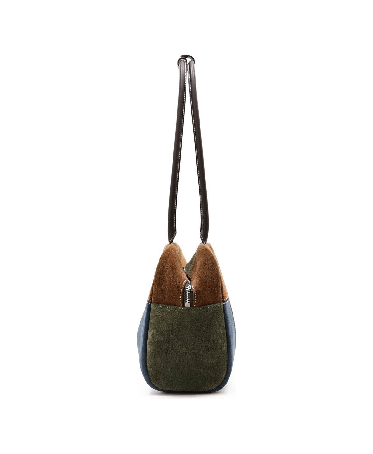 Puzzle Colour Block Boston Bag · Fair Isle Latte