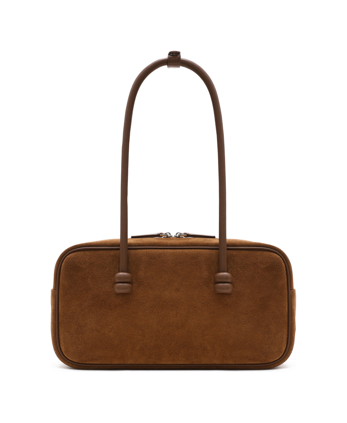ZhuZhu Boston Suede Shoulder Bag · Maple Leaf Brown