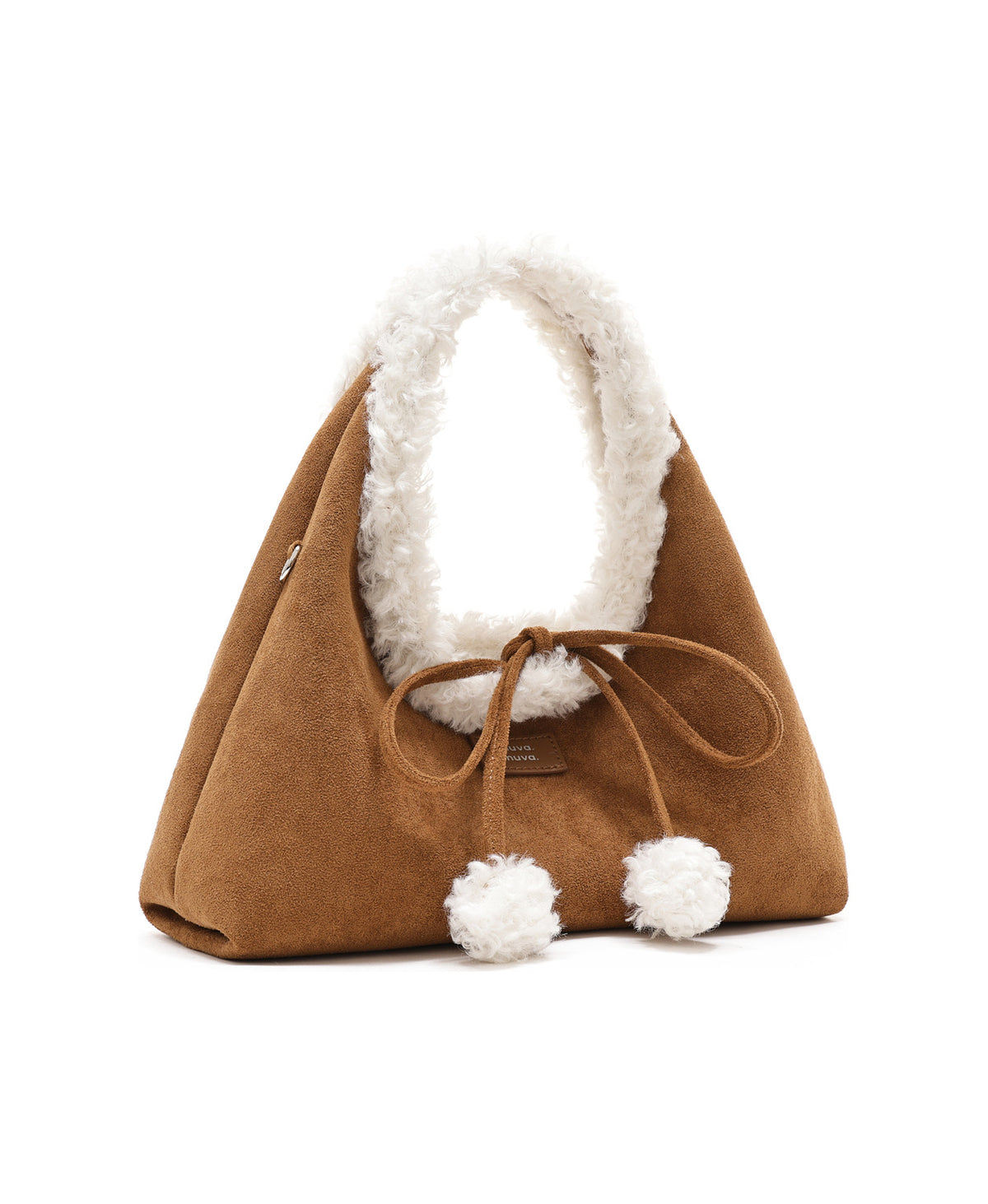 Roly-Poly Triangle Onigiri Bag in Fluffy, product view 12