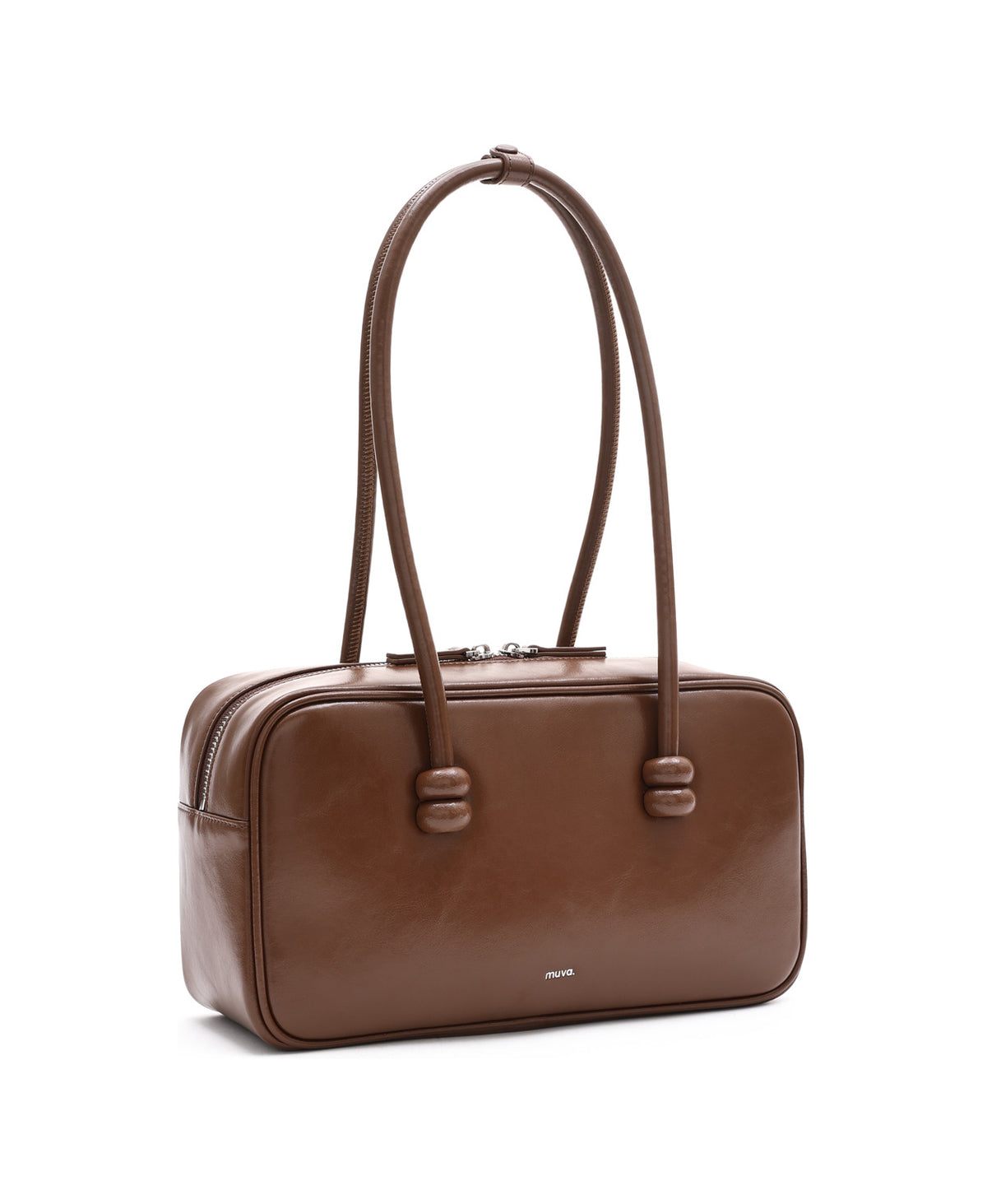 ZhuZhu Boston Shoulder Bag · Caramel Brown