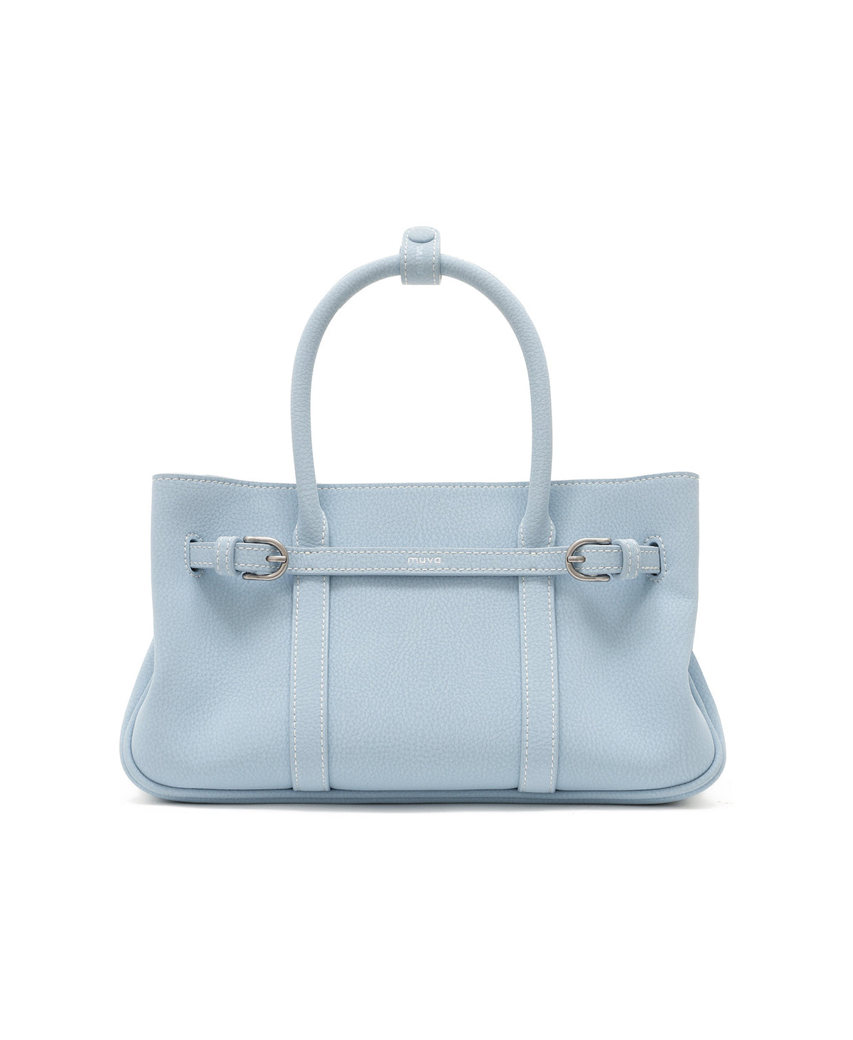 Hopscotch Tales Garden Bag · Leather · Sky Blue