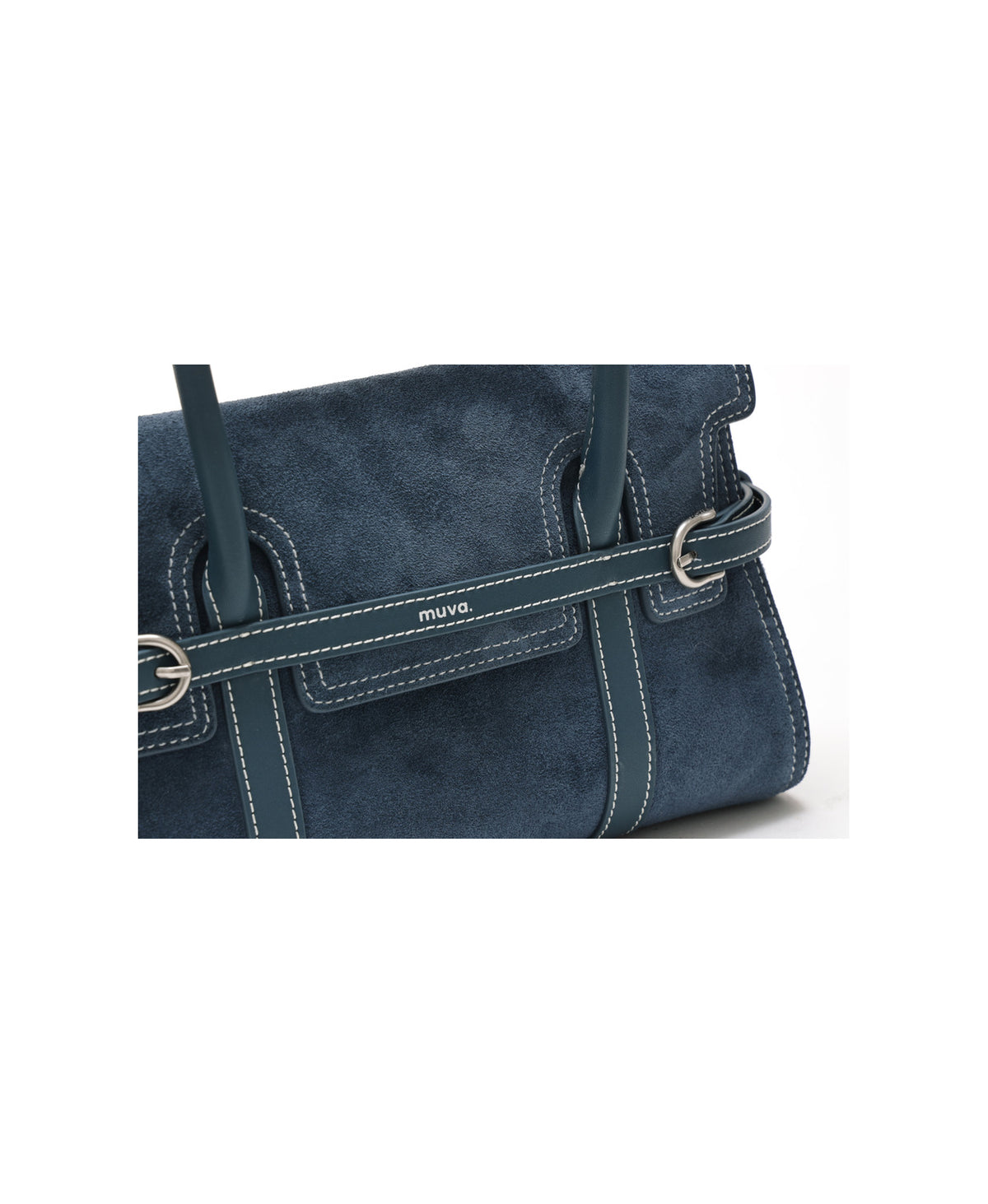 Hopscotch Tales Hopscotch Bag · Suede · Denim Blue