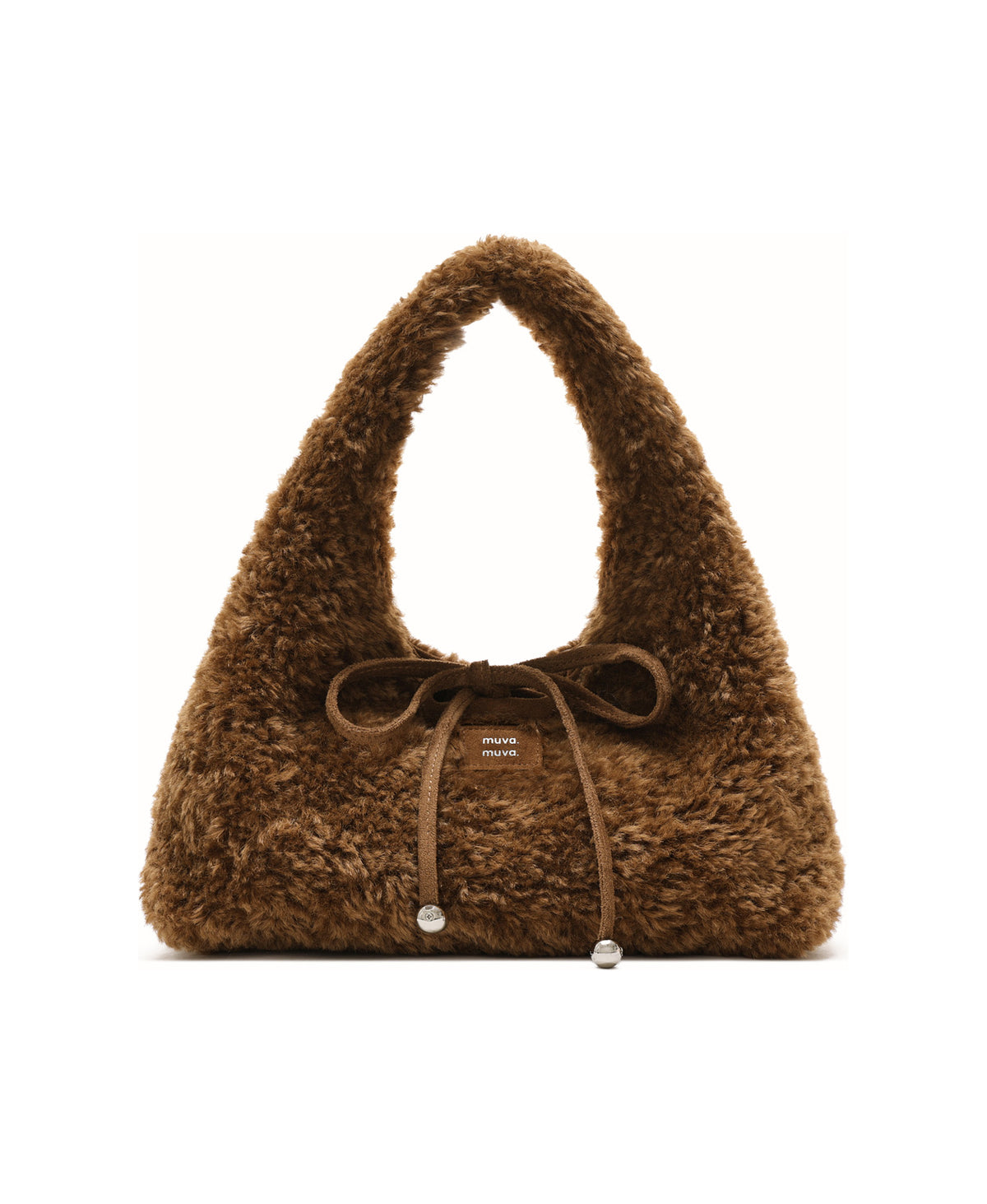 Roly-Poly Triangle Onigiri Bag · Cotton Candy · Chestnut Brown